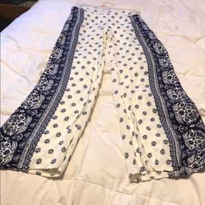 Blue and white fun pants!